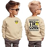 GLIGLITTR Two Cool Birthday Sweatshirt 2nd Birthday Boy Outfits 2 Year Old Toddler Boys Second Bday Party Long Sleeve Shirts