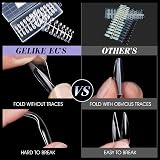 gelike ec Gel Nail Tips Kit 240PCS Clear Full Cover Almond Shape 12 Sizes view 8