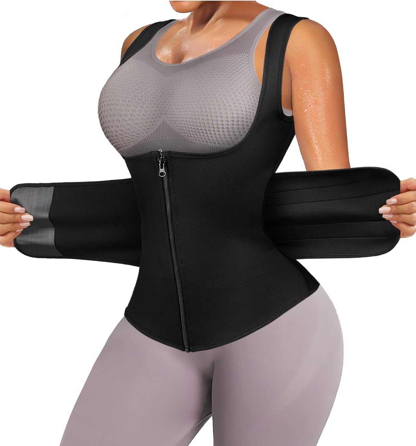 double compression waist trainer amazon