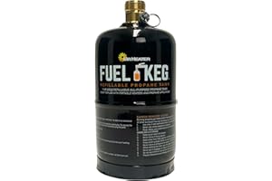 Mr. Heater Fuel Keg. - 1 lb. / 16 oz. Empty Refillable Propane Tank – DOT Certified