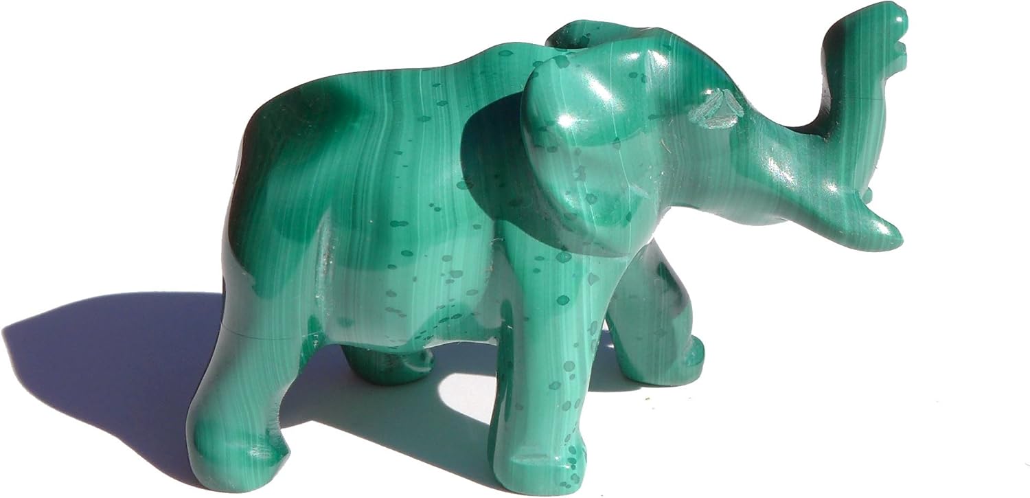 Malachite Elephant Figurine Amazon.co.uk Kitchen & Home