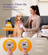 Oneisall Dog Grooming Vacuum Kit with 4 Tools and Hair Remover Brush view 2
