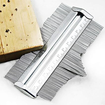 Contour Profile Gaugeprofile Measuring Tool Irregular Profile Measuring Gauge Tiling Laminate Edge Shaping Measure Ruler Craft Woodworking Tools - 