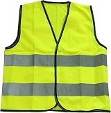 SZCXDKJ Childrens High Visibility Safety Vest Yellow Reflective Kids Hi Vis view 1