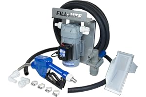 Fill-Rite DF120CAN520-RP 120V 8 GPM DEF Transfer Pump with IBC Tote Mount Package, Automatic Nozzle & RPV Dispense Coupler - Electric DEF Transfer