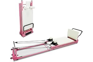 piothioh Pilates Reformer Machine - Foldable Pilates Reformer for Home Gyms Pilates Equipment for Home Workouts- Weight Capacity Up to 330Lbs