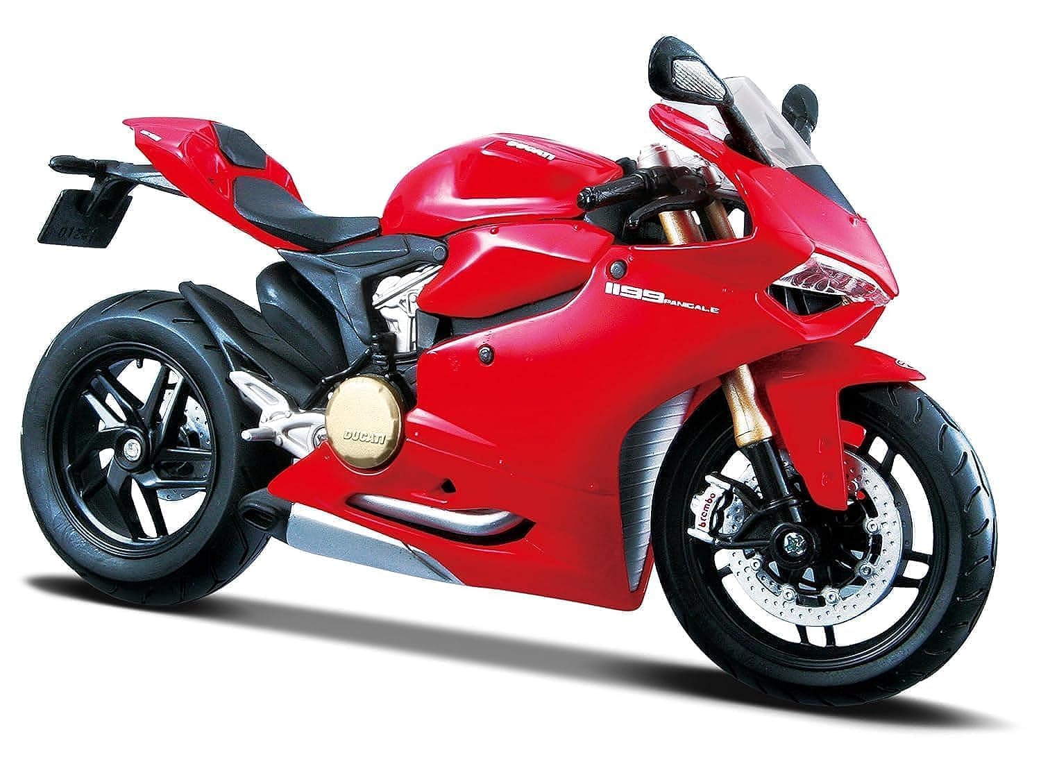 Maistro M39193 1:12 Motorbike KIT Ducati 1199 Panigale, RED, 39193