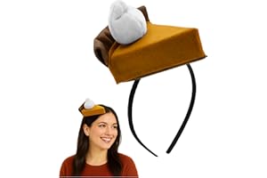 Nicky Bigs Novelties Mini Food Hat Headband Crazy Funny Silly Party Hats Vendor Costume Attire Accessory Headband for Adults