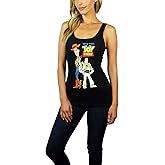 Disney Womens Toy Story Graphic Racerback Tank Top (US, Alpha, X-Large, Regular, Regular, Black)