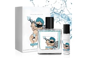 FACISACO Pheromone Cologne for Men, Hypnosis 2.0 Cologne for Men, Pheromone-Infused Hypnosis Cologne, Enhances Intimacy, 50ml+10ml Travel Set Valentine's Day Gift for Father, Boy Friend and Husband