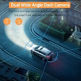 ORSKEY Dash Cam Front and Rear 1080P 170° Dual Lens with SD Card Included view 4