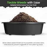 Hardys Large Plastic Garden Sieve Heavy Duty Mesh 35cm 1cm Holes view 6