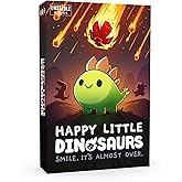 Unstable Games - Happy Little Dinosaurs Base Game - Competitive Sabotage Funny Card Game For Kids, Teens, Adults - 2-4 Player