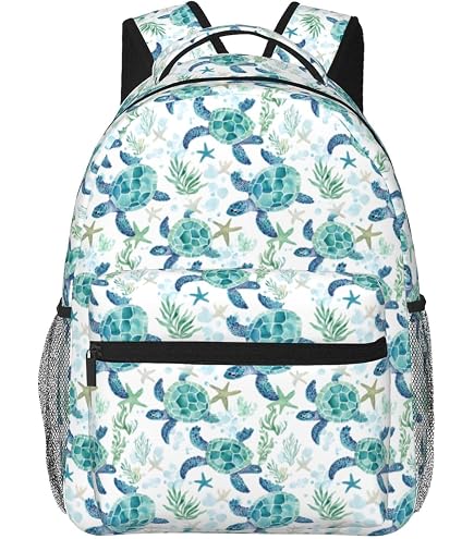Amazon.com | ZCJB-WSRY Sea Turtle School Backpack for Kids  display picture 1