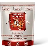 Lunar Lifts Nutrition Classic Milk Tea Boba Protein Powder | Whey Protein Isolate | 26g Grass Fed Whey Protein Powder | No Added Sugar or Artificial Ingredients | Bubble Tea