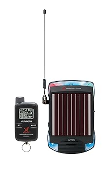 ユピテル Aguilas 専用工具不要 簡単取付ソーラー充電対応 リモコン付属カーセキュリティ VE-S37RS