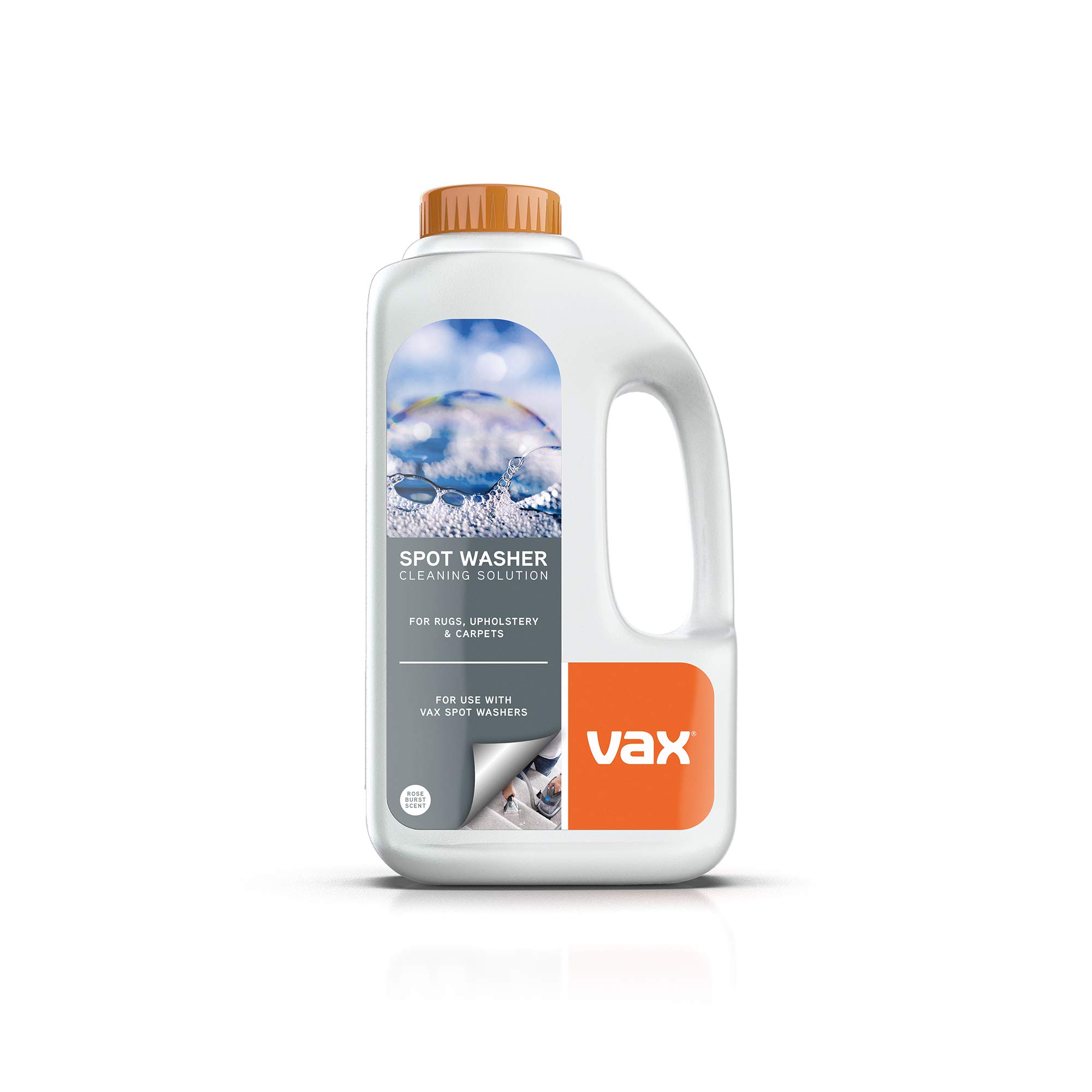 Vax SpotWash 1 Litre Solution | For Rugs, Upholstery and Carpets | Use with Vax SpotWashers - 1-9-142410, White
