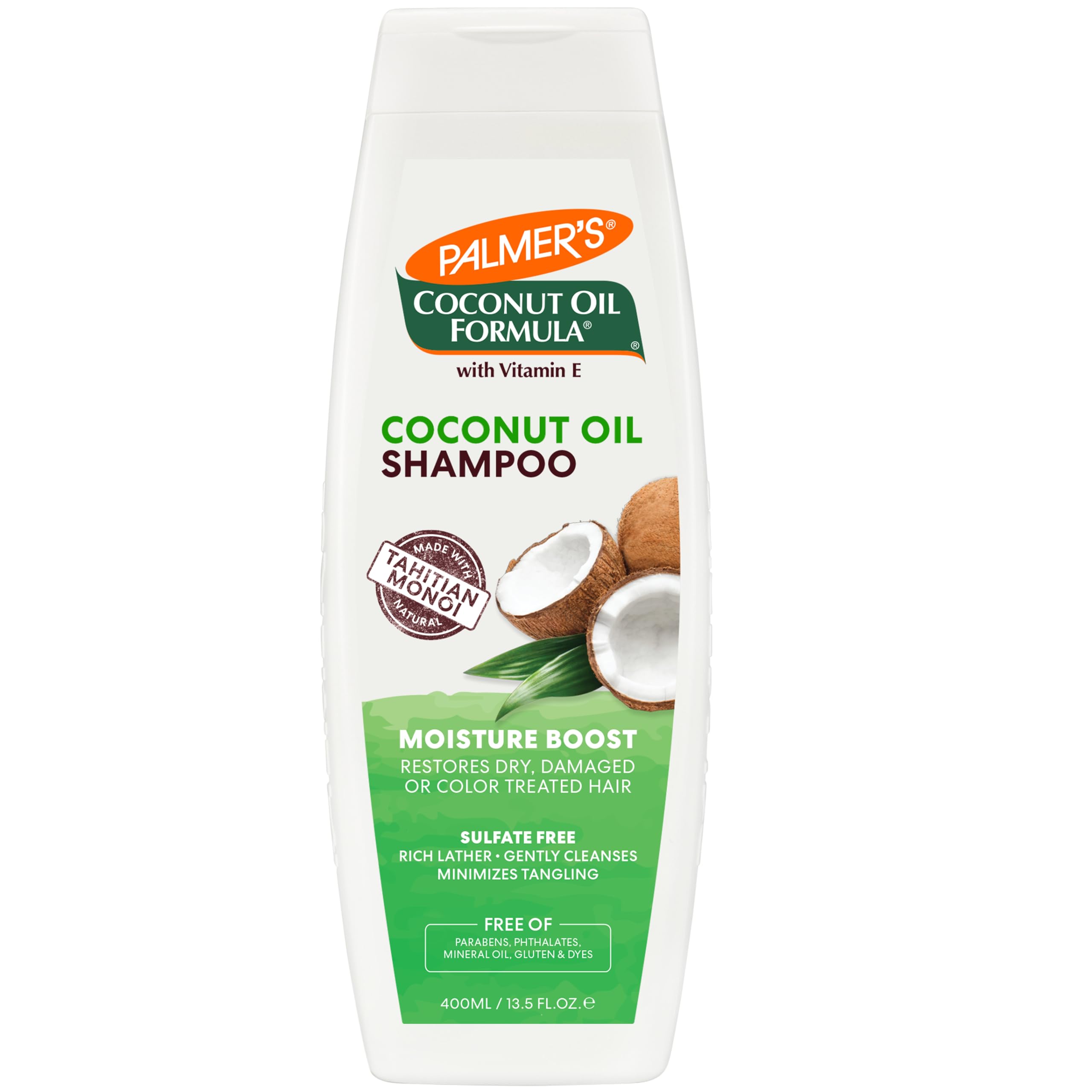 Palmers Coconut Oil with Monoi Shampoo Bottle, 400 ml, 1 unit