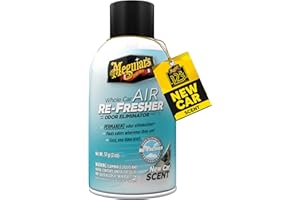 Meguiar's G16402 Whole Car Air Re-Fresher Odor Eliminator Mist, New Car Scent, 2 Fluid Ounces