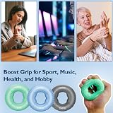 FitBeast Grip Strength Trainer 9-Piece Kit Green Hand Grip Exerciser view 5