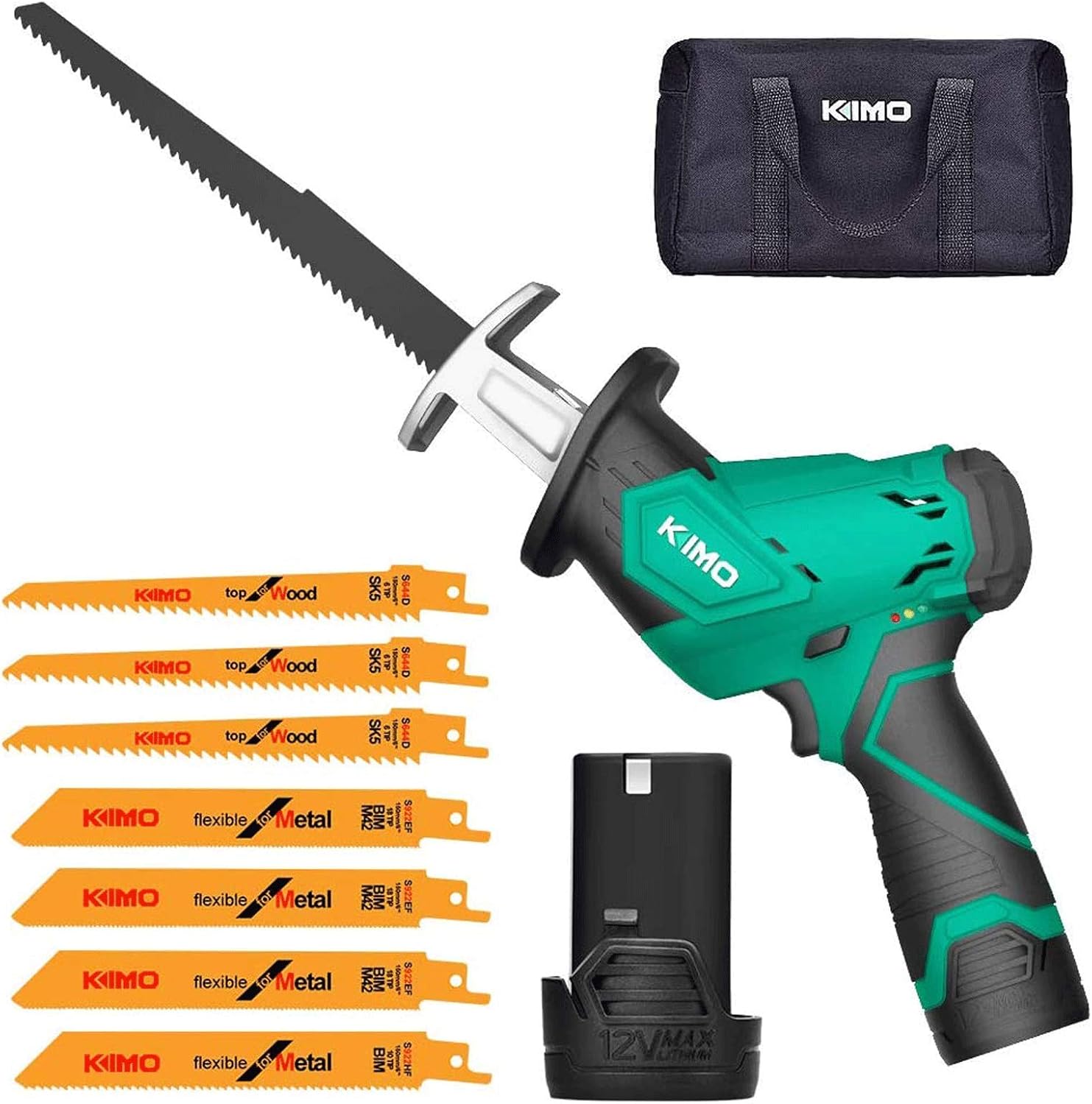 Amazon.co.jp KIMO 12V Rechargeable Reciprocating Saw, Rechargeable Saw