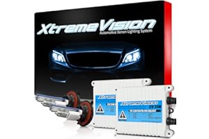 XtremeVision H13 6K 35W AC Xenon Bulb Bundle - Slim AC Ballast - 9008, 6000K Light Blue - 1 Pair