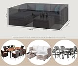 PATIO PLUS Outdoor Furniture Set Cover 300x250x90cm Green Waterproof Windproof view 2