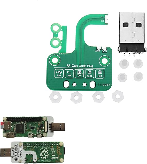 BouBou Badusb Zero Quick Plug para Raspberry Pi Zero V1.3 / Zero W: Amazon.es: Electrónica