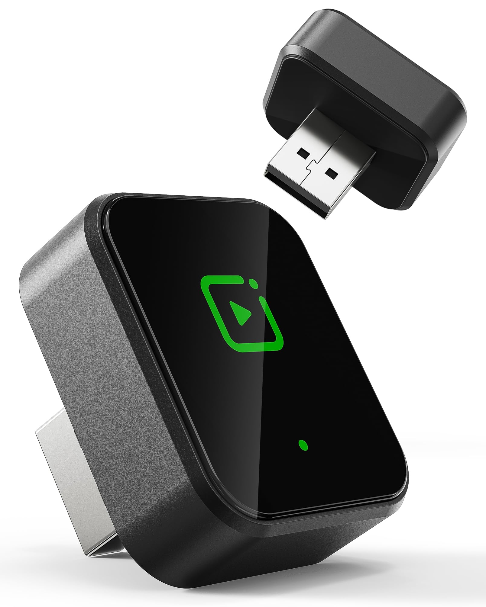 Photo 1 of Wireless Carplay Adapter for iPhone, Wired to Wireless Car Play Adapter Bluetooth Auto Connect, Zero Latency, Car Accessories for Apple Carplay, Compatible with Vehicles 2016+& iPhone(Deep Grey)