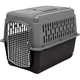 Petmate Large Breeds Dog Kennel, Dark Gray and Black | Made in USA