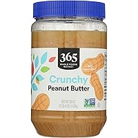 365 by Whole Foods Market, Crunchy Peanut Butter With Salt, 36 Ounce