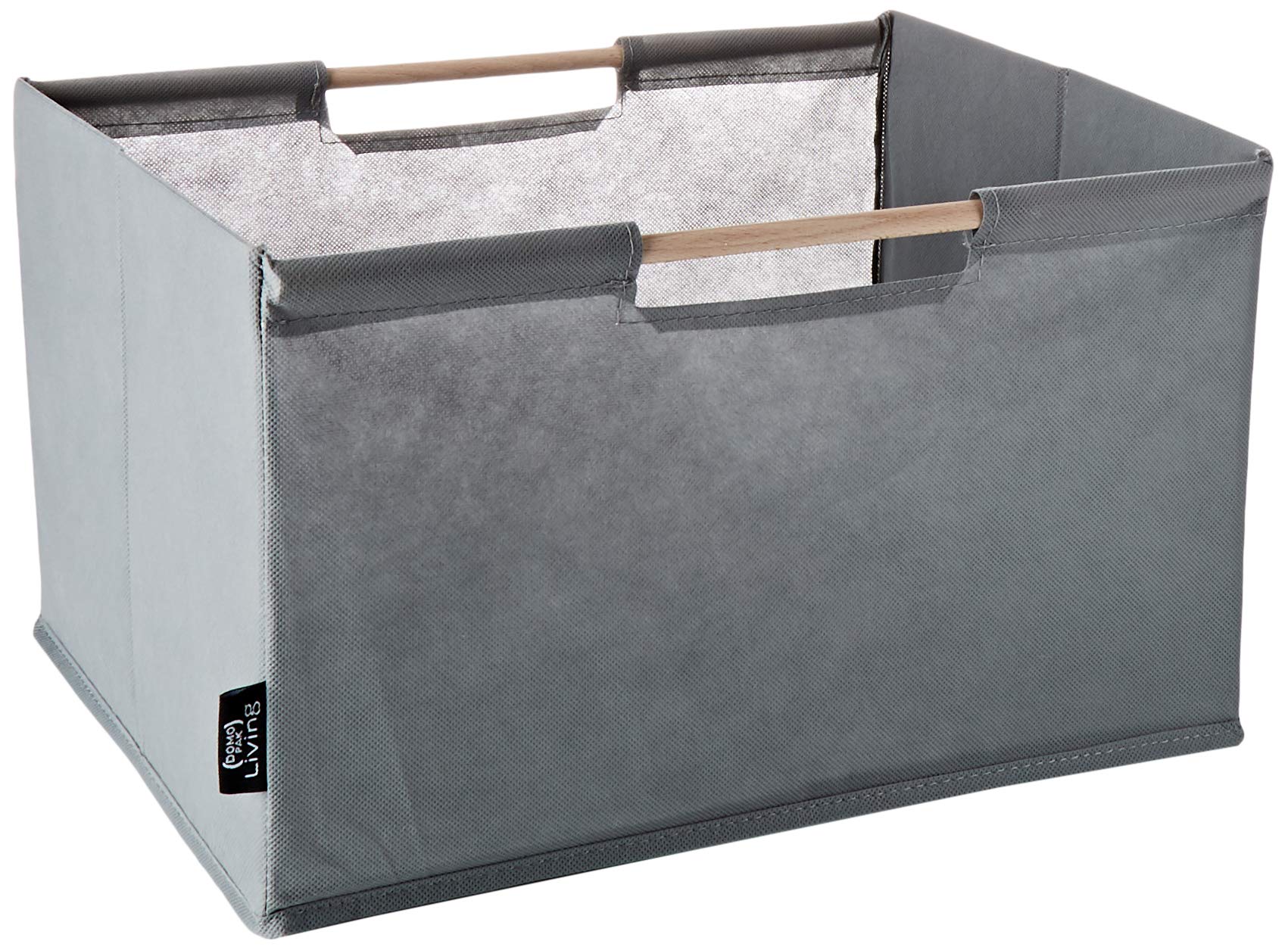 Domopak Living 8001410070395 Basket Large, Polypropylene/Paper/Cardboard Sleeve, multi-coloured, 28 x 38 x 23 cm