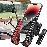 Benlari Magnetic Golf Cart Phone Holder with N52 Magnets - Fit for EZGO Club Car Yamaha/Accessory Compatible with Cell iPhone Samsung, Golf Phone Caddy for Cart - 1pc