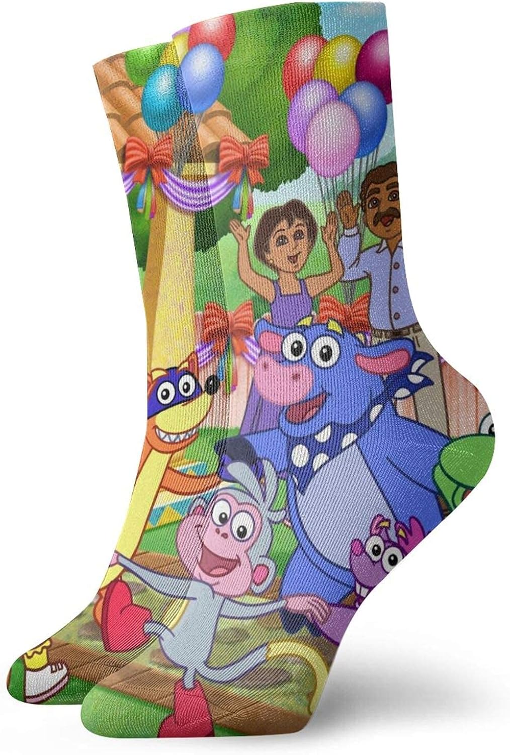 Crazy Men Dora The Explorer Socks Fashion Socks Stockings Funny Novelty