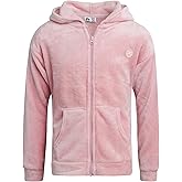 RBX Girls Sweatshirt - Lightweight Sherpa Fleece Zip Up Hoodie Sweatshirt Kids Hoodies for Teen Girls with Pockets (7-16)