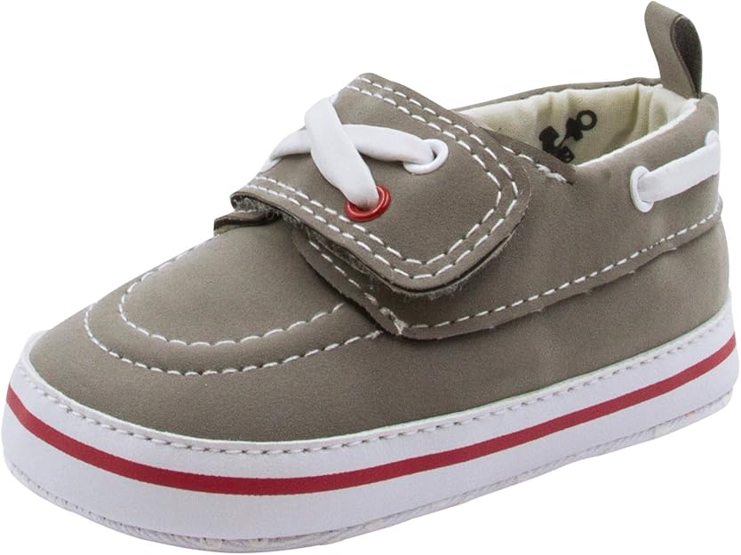 BARE HUGS Baby Boys Soft Infant Boat Shoe
