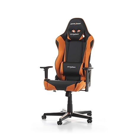 DXRacer Racing R0-NO - Silla (Negro, Naranja, Negro, Naranja,