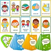 Autism Learning Materials - 86 Communication Cards for Kids | Visual Cards for Non-Verbal Communication and Pictured Speech Therapy - Emotion and Routine Flashcards, Water-Resistant