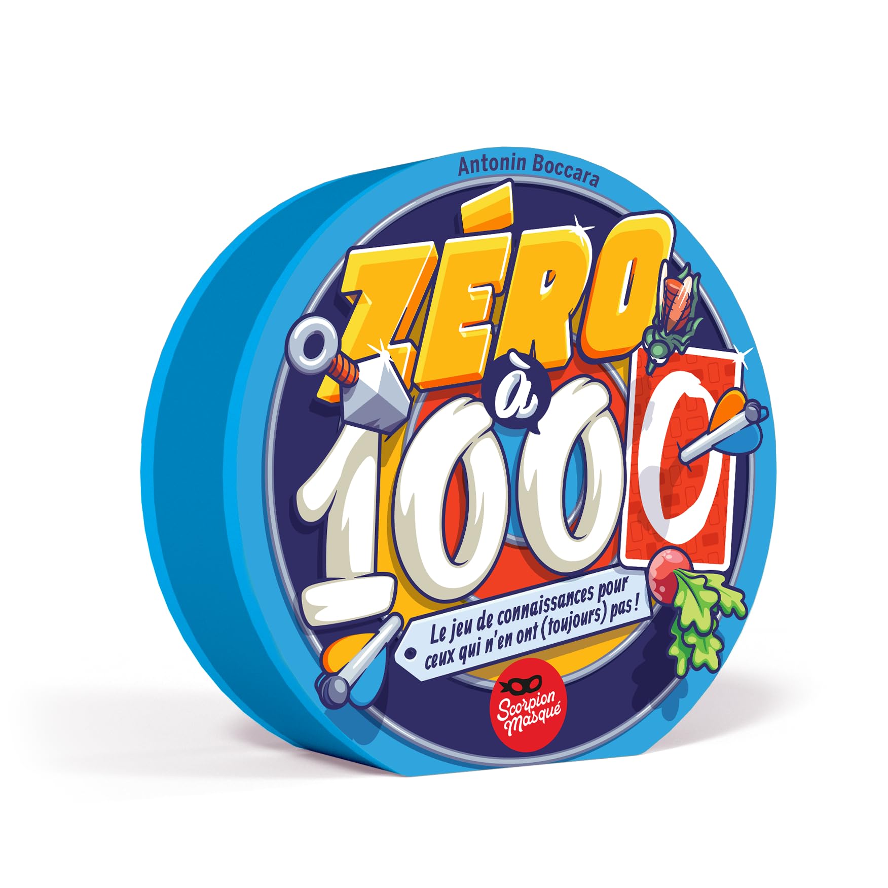 Scorpion Masqué - Zero to 1000 - French Version - Knowledge Game - Ages 12+ - 2 to 12 Players