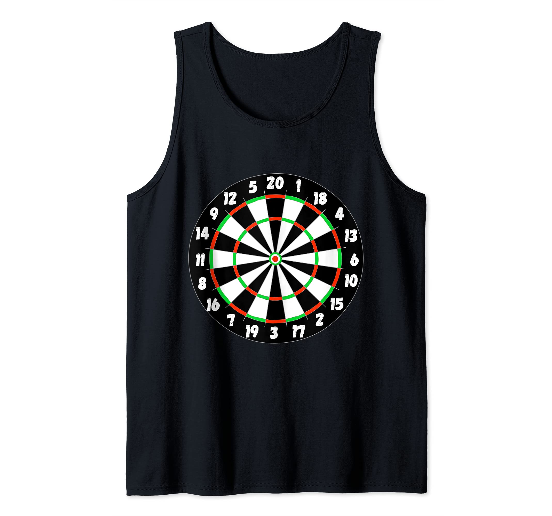 Darts Bullseye Board Arrow Games Target Dart Player Tank Top