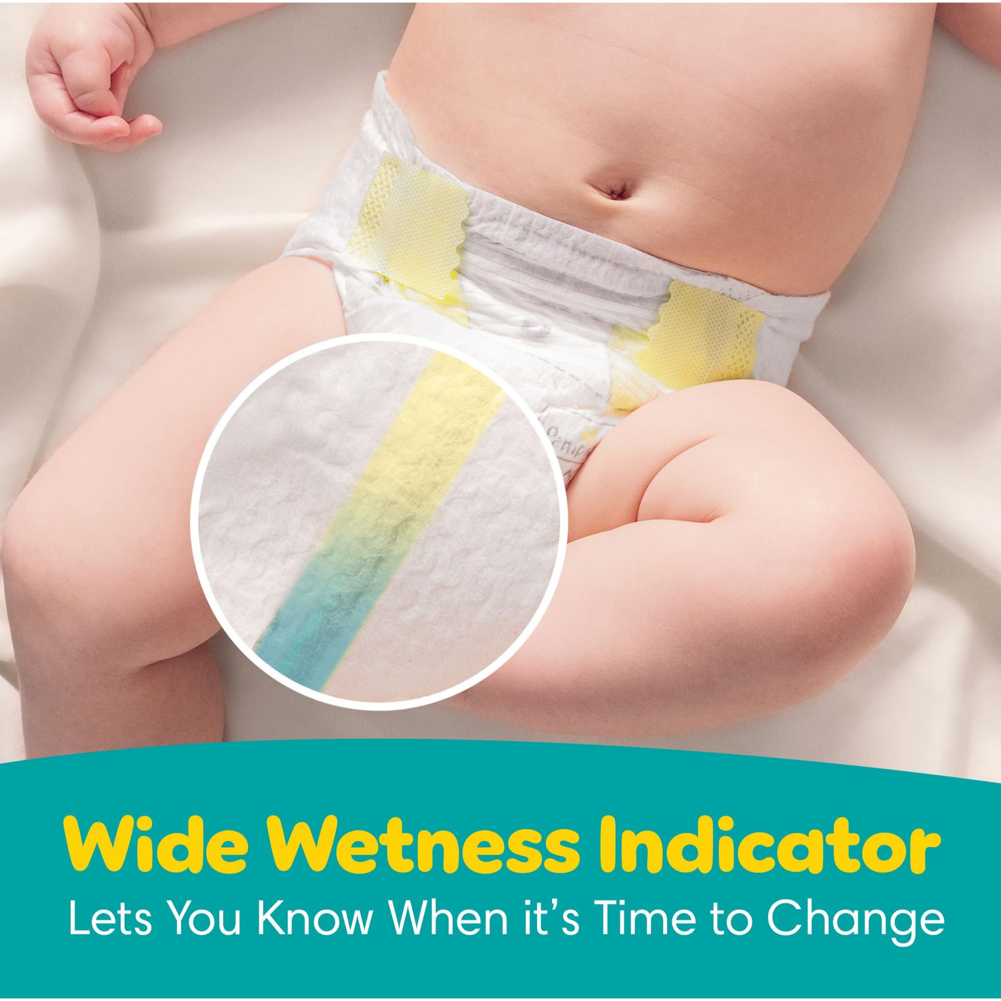 Pampers Swaddlers Diapers, Size 1 (8-14 lbs), 198 Count, Absorbent, Keeps Baby Dry and Comfortable, Skin Safe Disposable Baby Diaper (Packaging May Vary)