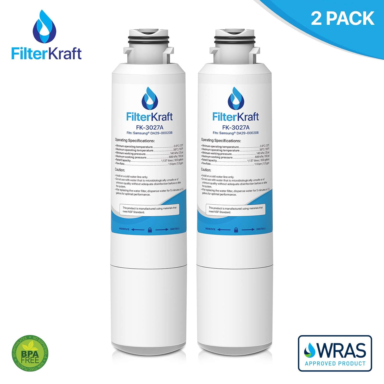 FilterKraft FK-3027A cartucho de filtro de agua interno compatible ...