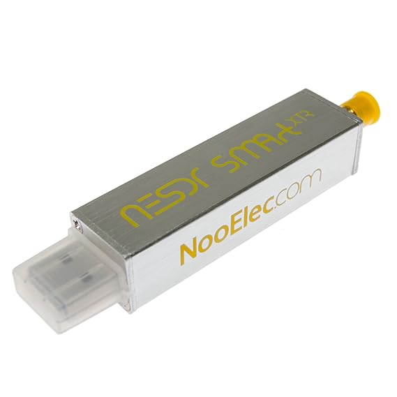 NooElec NESDR SMArt XTR SDR - Premium RTL-SDR mit erweitertem Abstimmbereich, Aluminiumgehäuse, 0,5PPM TCXO, SMA Input. RTL28