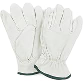Adenna COW GRAIN LEATHER DRIVERS GLOVES-MED