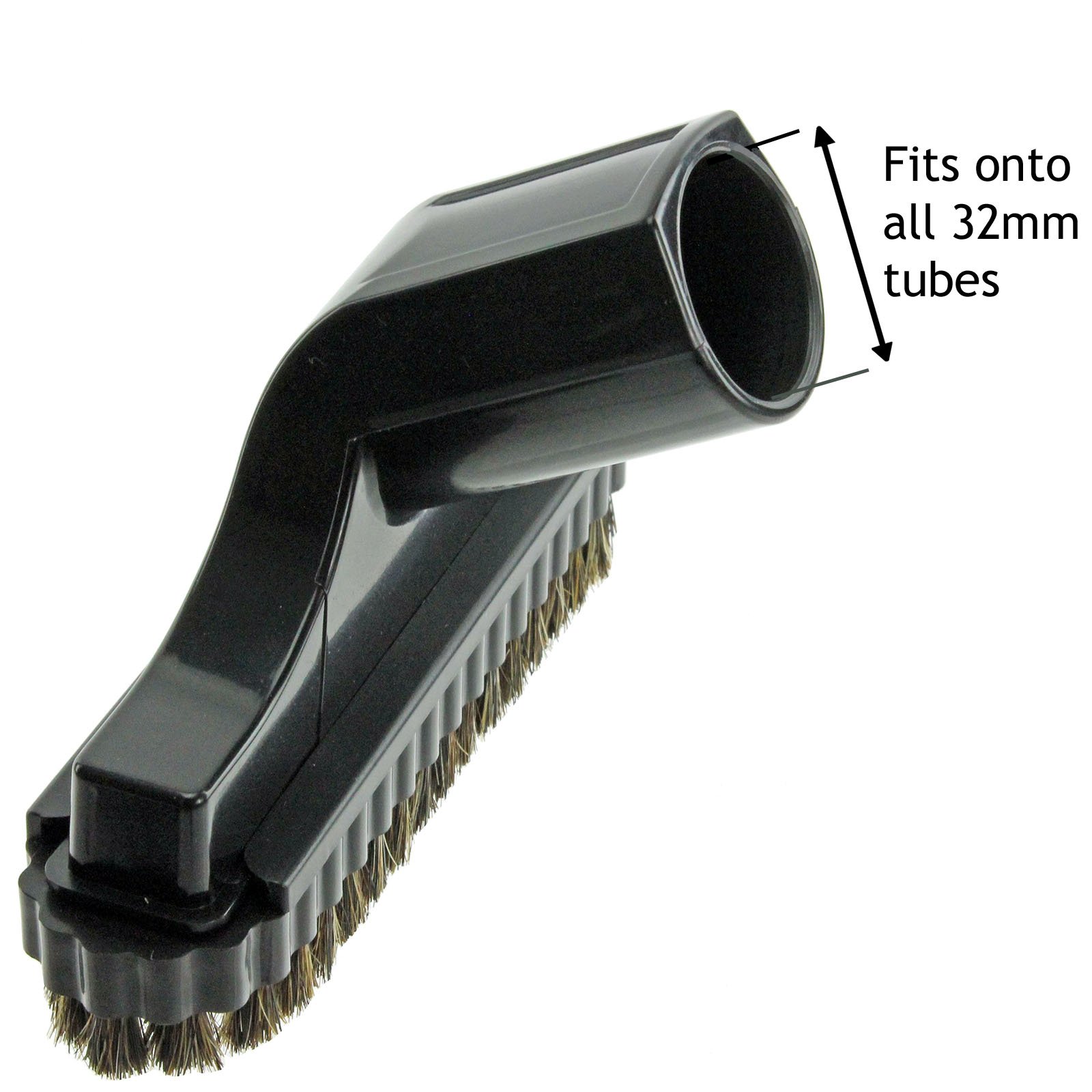 SPARES2GO Mini Crevice Stair & Round Brush Tool Caddy Kit for Morphy Richards Vacuum Cleaners