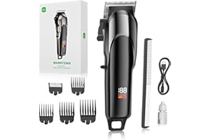 Hair Clippers for Men, Professional Trimmer for Man, Cordless Rechargeable Clippers for Hair Cutting, Men's Grooming Kit for 