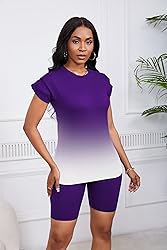 PINSV Women 2 Piece Outfits Summer Sweatsuits Track