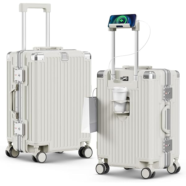 Amazon.com | 20 Inch Zipperless Carry on Luggage, Airline Approved