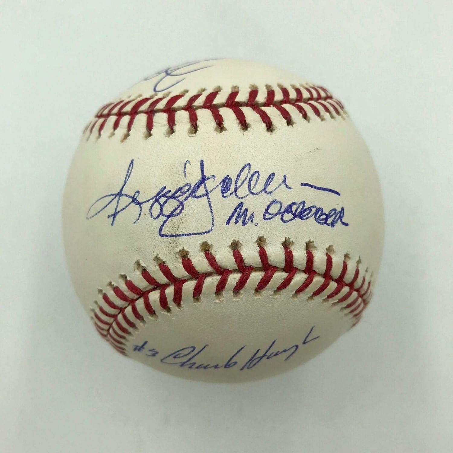 Reggie Jackson 1977 World Series 3 Home Runs Signed Baseball With All Pitchers - Autographed Baseballs