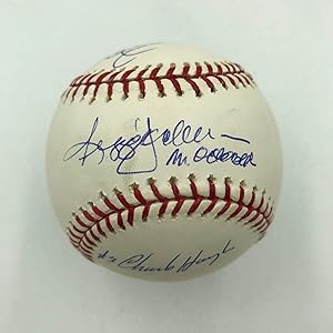 Reggie Jackson 1977 World Series 3 Home Runs Signed Baseball With All Pitchers - Autographed Baseballs